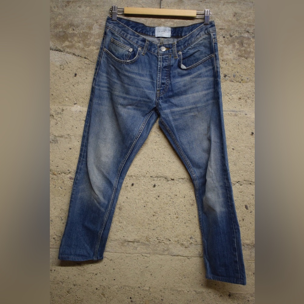 Sandro Paris Jeans Droit Slim Fit Blue Denim Jeans Size 31